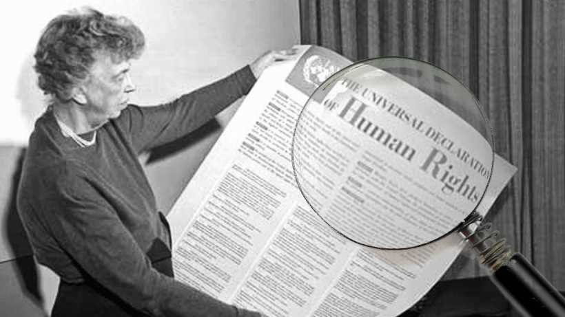Are human rights universal? Eleanor Roosevelt