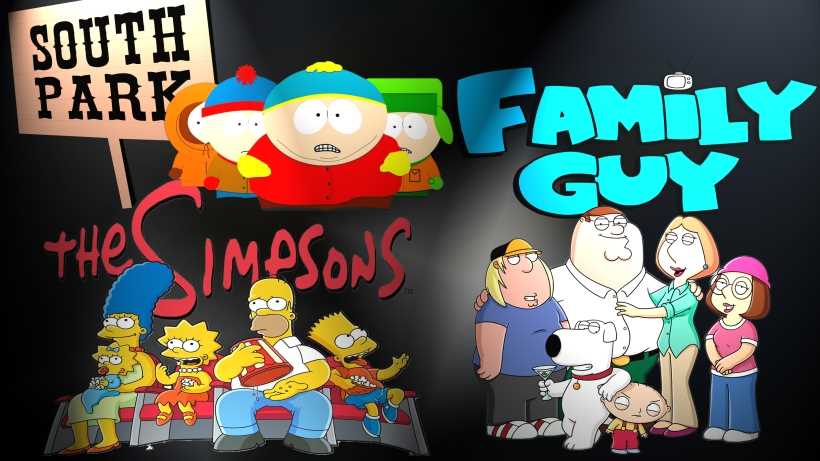 The Simpsons vs South Park vs Family Guy