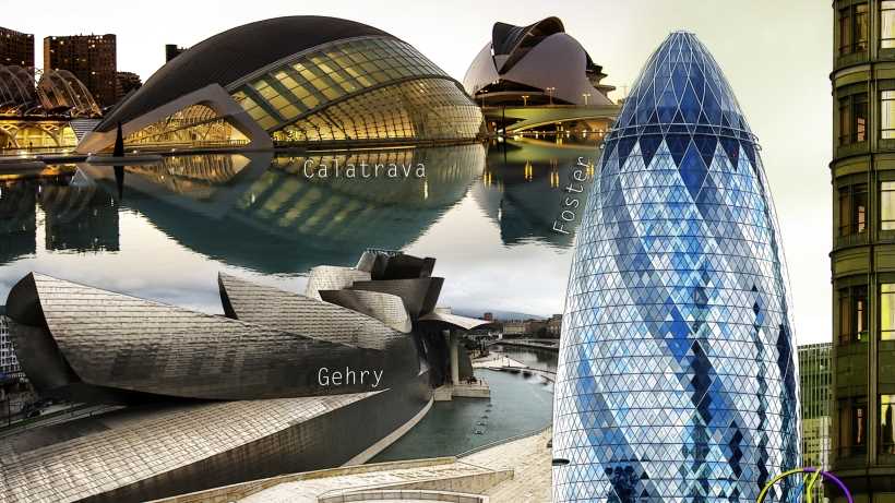 Best "starchitect": Santiago Calatrava, Norman Foster or Frank Gehry?