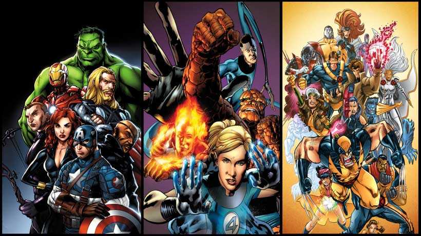 Best superhero teams: Avengers vs X-Men vs F4