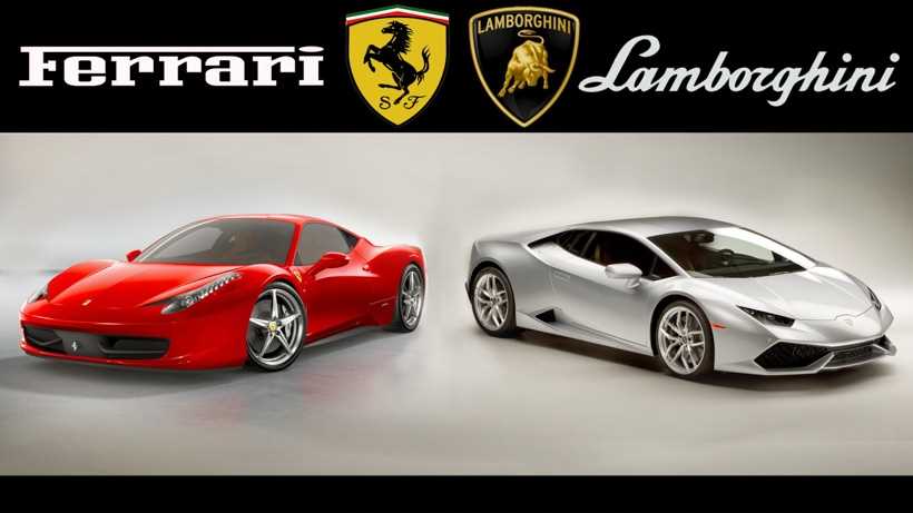 Ferrari vs Lamborghini battle