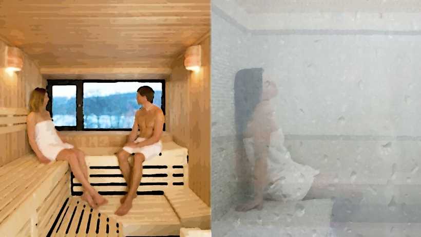 benefits of sauna and steam room